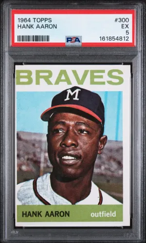 1964 Topps Hank Aaron PSA 5 #300