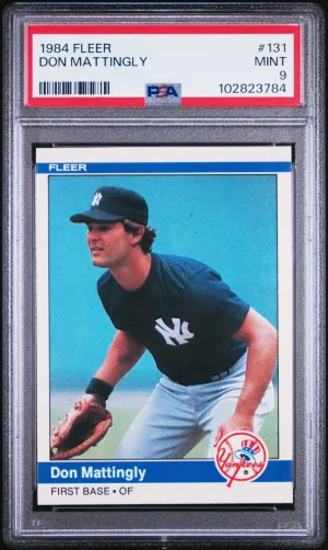 1984 Fleer #131 Don Mattingly PSA 9