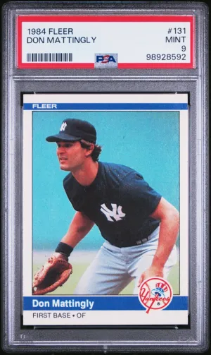 1984 Fleer Don Mattingly PSA 9 #131
