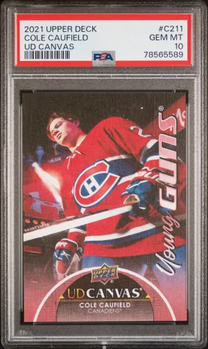 2021-2022 Upper Deck Ud Canvas Cole Caufield Ud Canvas