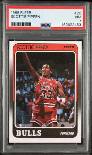 1988 Fleer Scottie Pippen PSA 7 #20