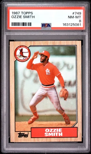 1987 Topps Ozzie Smith PSA 8 #749