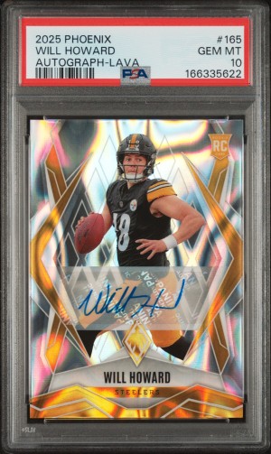 2025 Panini Phoenix Will Howard Autograph-Lava PSA 10