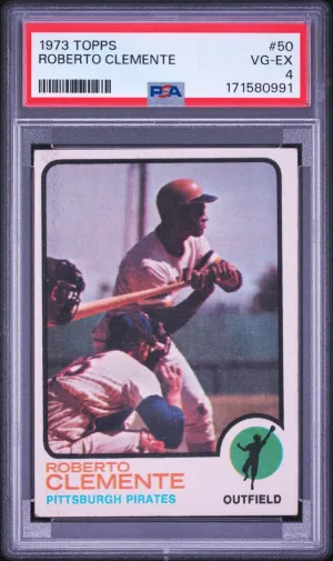 1973 Topps Roberto Clemente PSA 4 #50