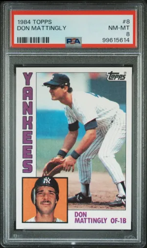 1984 Topps Don Mattingly PSA 8 #8