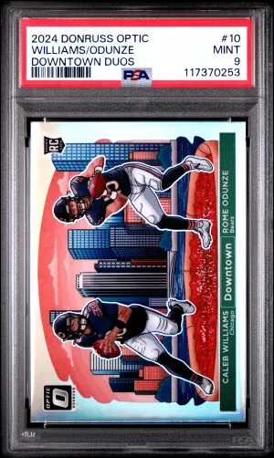 2024 Panini Donruss Optic Downtown Duos Williams/Odunze