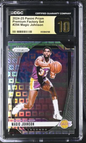 2024-25 Prizm Magic Johnson #294 CGC 10