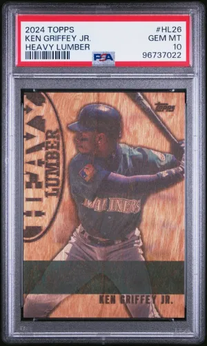 2024 Topps Heavy Lumber Ken Griffey Jr. Series 2 PSA 10 #HL26