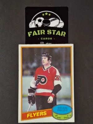 BRIAN PROPP Rookie RC 1980-81 O-Pee-Chee OPC # 39 Philadelphia Flyers