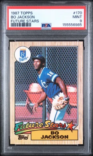 1987 Topps Bo Jackson Future Stars PSA 9 #170