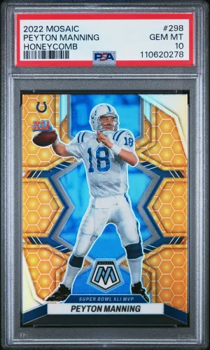 2022 Panini Mosaic Peyton Manning Honeycomb