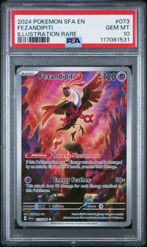2024 Pokemon Shrouded Fable Fezandipiti Illustration Rare #073 PSA 10