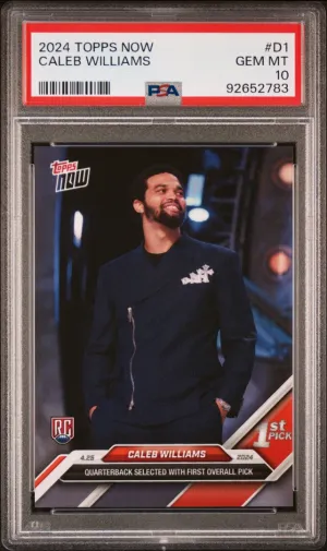 2024 Topps Now Caleb Williams PSA 10 #D1