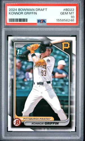 2024 Bowman Draft Konnor Griffin #BD22 PSA 10