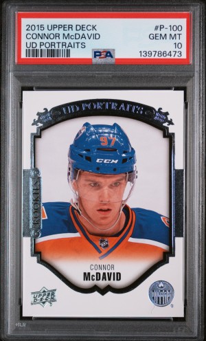 2015 Upper Deck Ud Portraits Connor Mcdavid Ud Portraits PSA 10