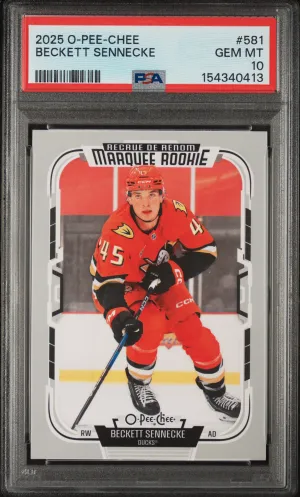 2025 Upper Deck O-Pee-Chee Beckett Sennecke