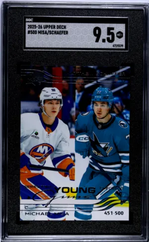 2025-26 Upper Deck Schaefer/Misa SGC 9.5