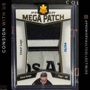 2025-26 Upper Deck Premier Adrian Kempe Mega Patch Patch /26