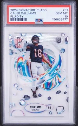 2024 Topps Signature Class Fluidity Caleb Williams PSA 10 #F1