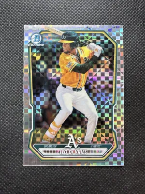LEO DE VRIES 2026 BOWMAN CHROME BASEBALL X-FRACTOR #BCP-170 ATHLETICS Q2754