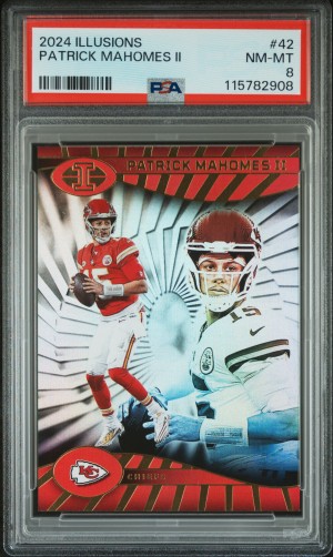 2024 Panini Illusions Patrick Mahomes Ii PSA 8