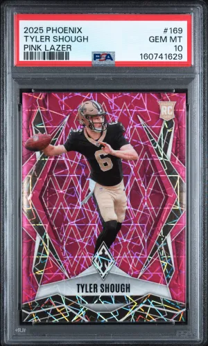 2025 Panini Phoenix Tyler Shough Pink Lazer