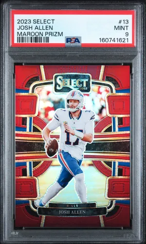 2023 Panini Select Josh Allen Maroon Prizm