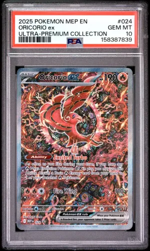 2025 Pokemon Oricorio Ex Ultra Premium Collection #024 PSA 10
