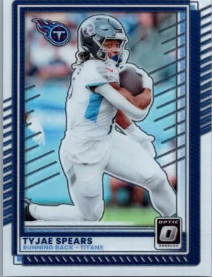 2025 Donruss Optic #172 Tyjae Spears