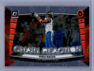 2025 Donruss Optic #10 Puka Nacua Chain Reaction
