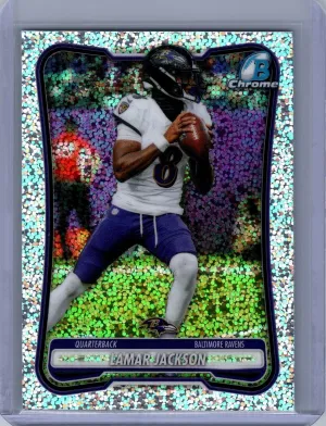 2026 Bowman #BCV-8 Lamar Jackson Chrome Speckle