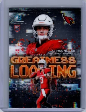 2026 Bowman #GL-3 Carson Beck Greatness Loading