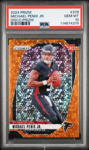 2024 Panini Prizm Michael Penix Jr. Disco Prizm