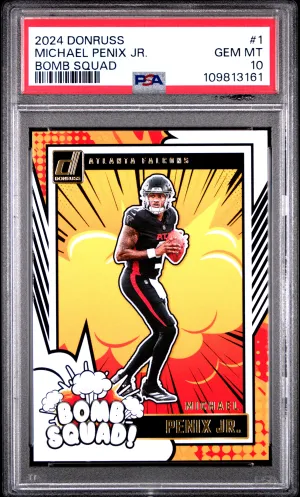 2024 Panini Donruss Bomb Squad Michael Penix Jr.