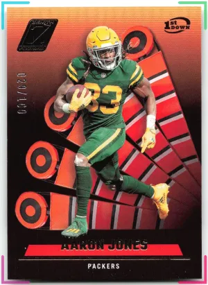 Aaron Jones 2022 Zenith 1st Down #/100 Packers