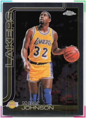 Magic Johnson 2025-26 Topps Chrome Update Lakers