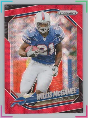 Willis McGahee 2025 Panini Prizm Red Wave #/149 Bills