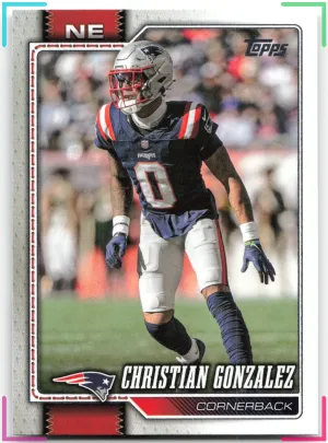 Christian Gonzalez 2026 Topps Flagship Patriots