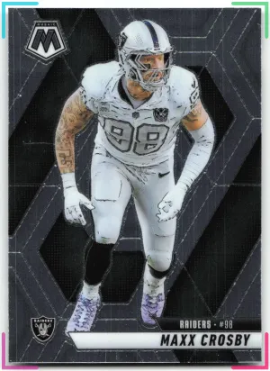 Maxx Crosby 2025 Panini Mosaic Raiders
