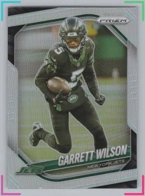 Garrett Wilson 2025 Panini Prizm Silver Jets