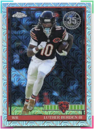 Luther Burden III 2026 Topps Flagship 1991 35th Anniversary Chrome Bears