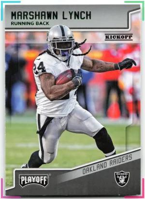 Marshawn Lynch 2018 Panini Playoff Kickoff Raiders