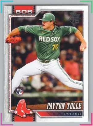 Payton Tolle RC 2026 Topps Red Sox