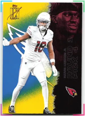 Marvin Harrison Jr. 2025 Topps Signature Class Blue & Yellow Cardinals