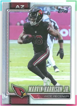 Marvin Harrison Jr. 2026 Topps Flagship Rainbow Foil Cardinals