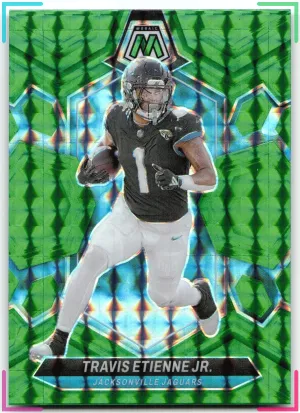 Travis Etienne Jr. 2024 Panini Mosaic Mosaic Green Jaguars