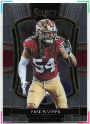 Fred Warner 2025 Panini Select 49ers