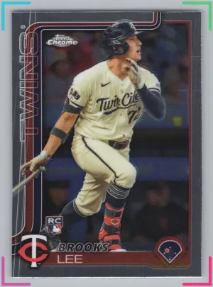Brooks Lee RC 2025 Topps Chrome Twins