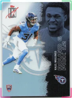 Kalel Mullings RC 2025 Topps Signature Class Chrome Refractor Titans