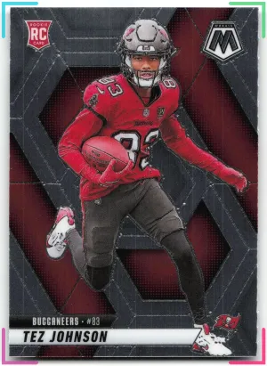 Tez Johnson RC 2025 Panini Mosaic Buccaneers